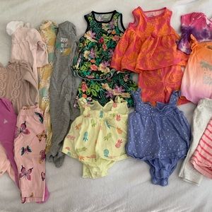 17 piece baby girl Bundle